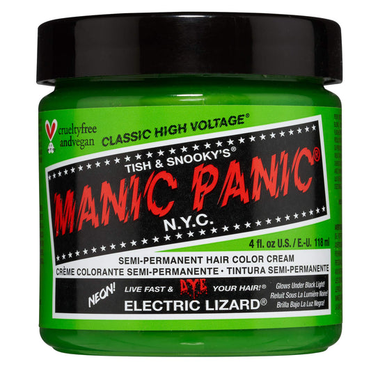 Manic Panic Electric Lizard 118Ml High Voltage Classic Cream Formula Hair Color