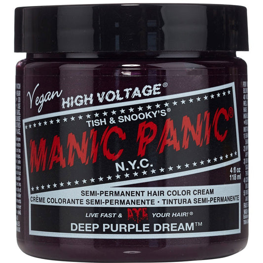 Manic Panic Deep Purple Dream 118Ml High Voltage® Classic Cream Formula Hair Color