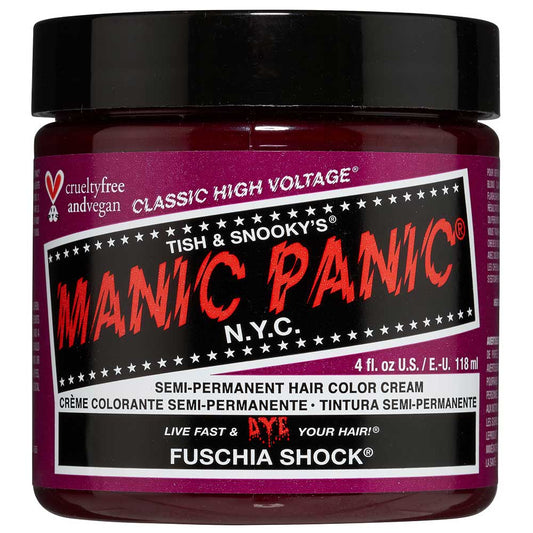 Manic Panic Fuschia Shock 118Ml High Voltage® Classic Cream Formula Hair Color