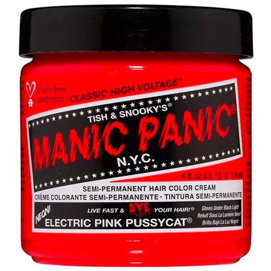 Manic Panic Electric Pink Pussycat 118Ml High Voltage® Classic Cream Formula Hair Color