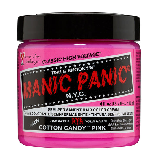 Manic Panic Cotton Candy 118Ml High Voltage® Classic Cream Formula Hair Color