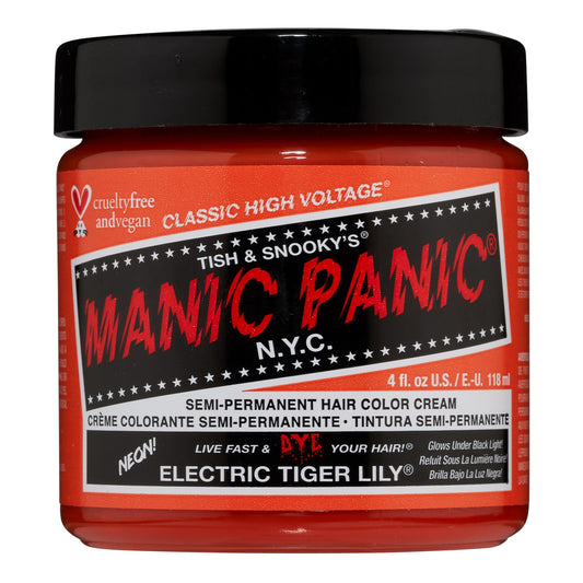 Manic Panic Electric Tiger Lily 118Ml High Voltage® Classic Cream Formula Hair Color