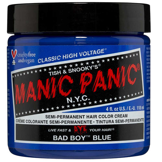 Manic Panic Bad Boy Blue 118Ml High Voltage® Classic Cream Formula Hair Color